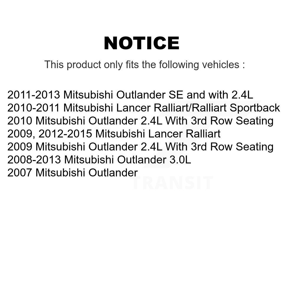 Rear Disc Brake Caliper Left Right Side Kit For Mitsubishi Lancer Outlander