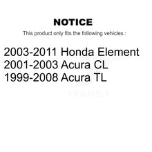 Charger l'image dans la galerie, Rear Brake Caliper Left Right Driver Passenger Kit For Acura TL Honda Element CL