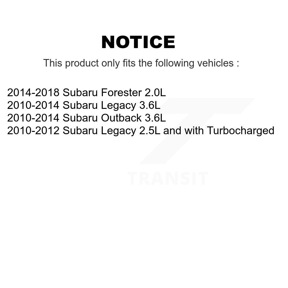 Rear Disc Brake Caliper Left Right Side Kit For Subaru Forester Outback Legacy