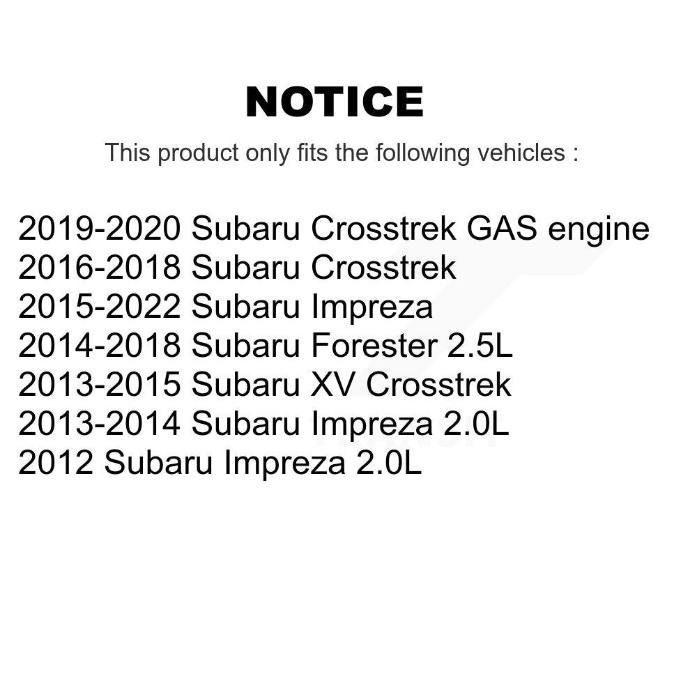 Rear Brake Caliper Left Right Side Kit For Subaru Impreza Forester Crosstrek XV