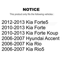 Charger l'image dans la galerie, Rear Disc Brake Caliper Kit For Kia Forte Hyundai Accent Koup Rio Rio5 Forte5