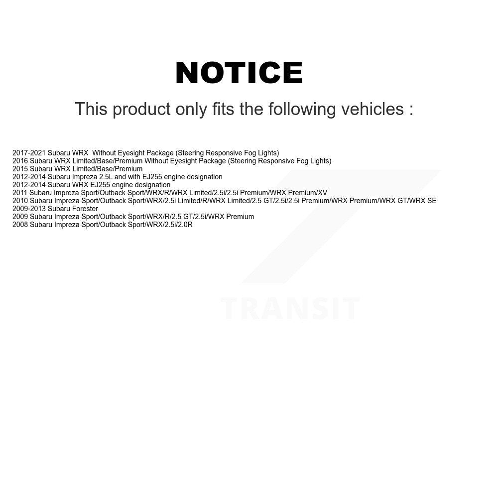 Rear Disc Brake Caliper Left Right Side Kit For Subaru Impreza Forester WRX