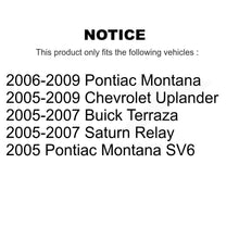 Charger l'image dans la galerie, Rear Disc Brake Caliper Kit For Chevrolet Uplander Pontiac Montana Buick Terraza