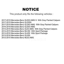 Charger l'image dans la galerie, Rear Brake Caliper Kit For Mercedes-Benz ML350 GL450 GL550 GLS550 GLE63 AMG S