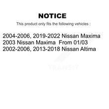 Charger l'image dans la galerie, Rear Brake Caliper Left Right Driver Passenger Side Kit For Nissan Altima Maxima
