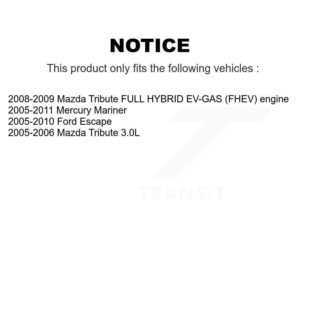 Rear Brake Caliper Left Right Kit For Ford Escape Mazda Tribute Mercury Mariner