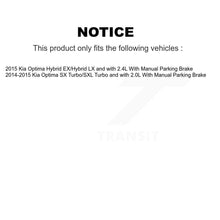 Charger l'image dans la galerie, Rear Brake Caliper Left Right Side Kit For Kia Optima With Manual Parking