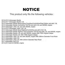 Charger l'image dans la galerie, Front Rear Brake Caliper Left Right Kit For Volkswagen Jetta Beetle Golf Audi A3