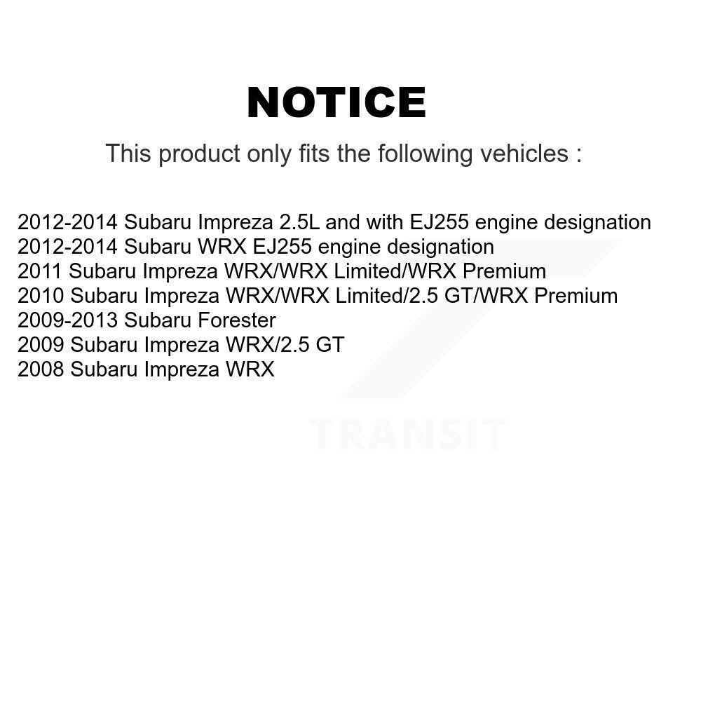 Front Rear Brake Caliper Left Right Side Kit For Subaru Impreza Forester WRX