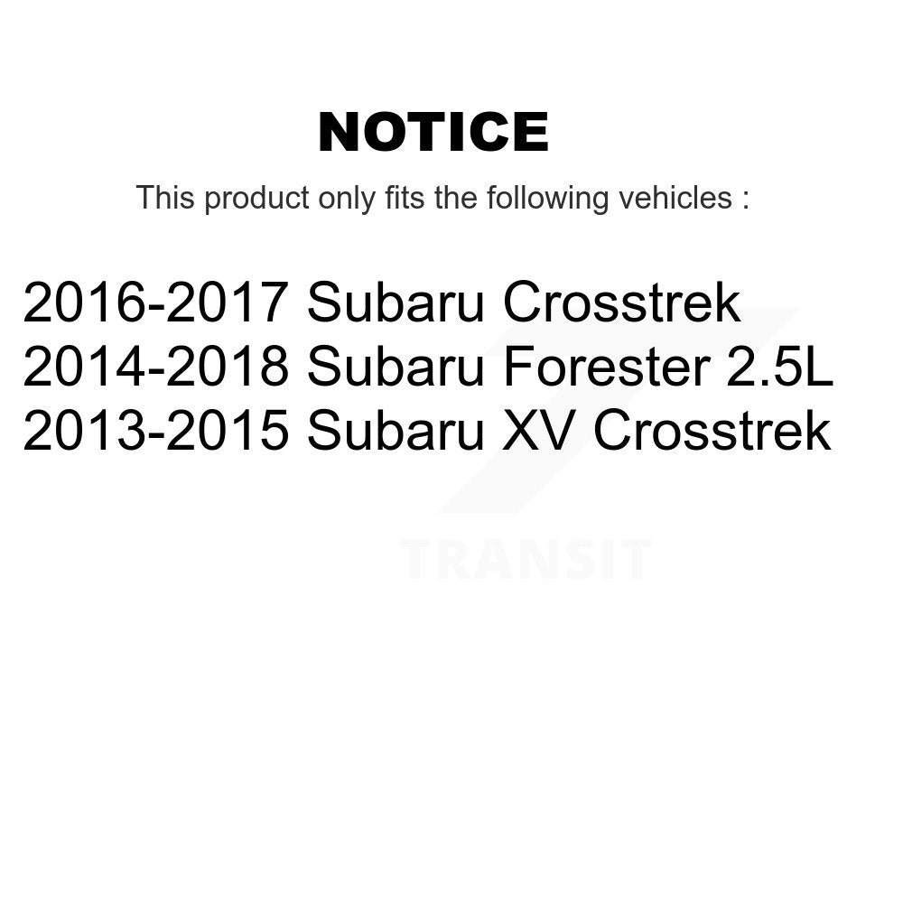 Front Rear Brake Caliper Left Right Side Kit For Subaru Forester XV Crosstrek