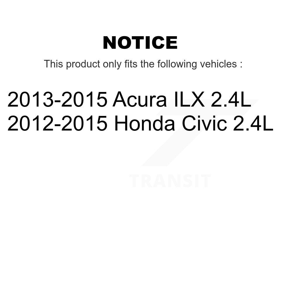 Front Rear Disc Brake Caliper Left Right Side Kit For Honda Civic Acura ILX 2.4L