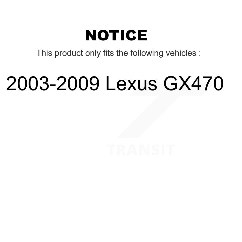 [Front+Rear] 2003-2009 Lexus GX470 Premium OE Brake Caliper Kit For Max Safe Braking