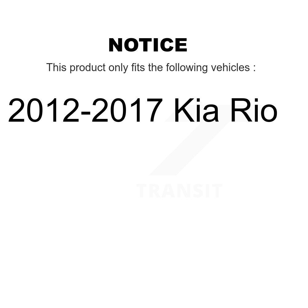 [Front+Rear] 2012-2017 Kia Rio Premium OE Brake Caliper Kit For Max Safe Braking