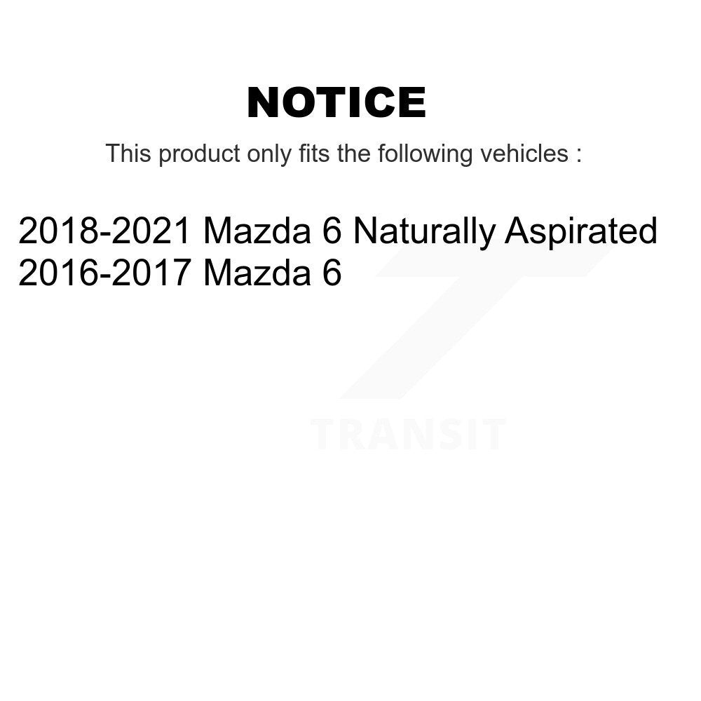 Front Rear Disc Brake Caliper Left Right Side (Driver Passenger) Kit For Mazda 6