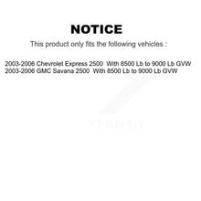 Charger l'image dans la galerie, Rear Disc Brake Caliper Kit For 2003-2006 Chevrolet Express 2500 GMC Savana