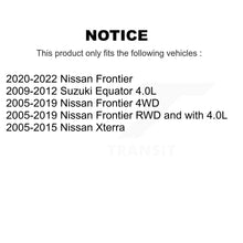 Load image into Gallery viewer, Front Rear Brake Caliper Left Right Side Kit For Nissan Frontier Xterra Suzuki Equator KBC-100771