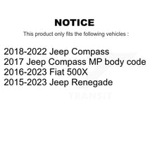 Load image into Gallery viewer, Front Rear Disc Brake Caliper Left Right Side Kit For Jeep Compass Renegade Fiat 500X KBC-100773