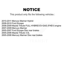 Charger l'image dans la galerie, Front Rear Brake Caliper (Left Right) Kit For Ford Escape Mazda Tribute Mercury Mariner KBC-100789