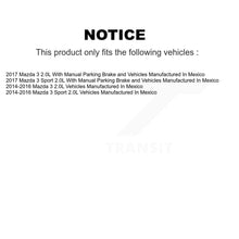 Charger l'image dans la galerie, Front Rear Brake Caliper Left Right Side (Driver Passenger) Kit For Mazda 3 Sport 2.0L KBC-100800
