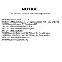 Charger l'image dans la galerie, Front Rear Brake Caliper Left Right Side Kit For Mitsubishi Lancer Outlander Sport RVR KBC-100821