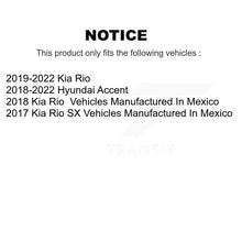 Load image into Gallery viewer, Front Rear Brake Caliper Left Right Driver Passenger Side Kit For Kia Rio Hyundai Accent KBC-100836