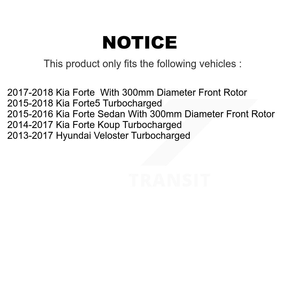Front Rear Brake Caliper Left Right Side Kit For Kia Forte Hyundai Veloster Forte5 Koup KBC-100846