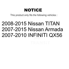 Charger l'image dans la galerie, Front Rear Disc Brake Caliper Left Right Side Kit For Nissan TITAN Armada INFINITI QX56 KBC-100874