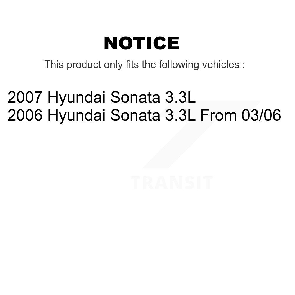Rear Disc Brake Caliper Rotors And Ceramic Pads Kit For Hyundai Sonata 3.3L KC8-100028T