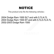 Charger l'image dans la galerie, Rear Disc Brake Caliper Rotors And Ceramic Pads Kit For Dodge Ram 1500 KC8-100039T
