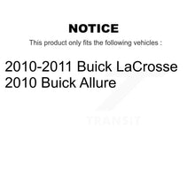 Load image into Gallery viewer, Rear Disc Brake Rotors And Ceramic Pads Kit With Calipers For Buick LaCrosse Allure