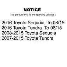 Load image into Gallery viewer, Rear Disc Brake Caliper Rotors And Ceramic Pads Kit For Toyota Tundra Sequoia KC8-100100T