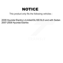 Load image into Gallery viewer, Rear Disc Brake Caliper Rotors And Ceramic Pads Kit For Hyundai Elantra KC8-100106T