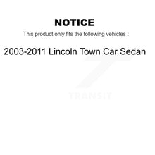 Charger l&#39;image dans la galerie, Rear Brake Rotors &amp; Ceramic Pad Kit With Calipers For 2003-2011 Lincoln Town Car Sedan