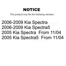 Charger l'image dans la galerie, Rear Disc Brake Rotors And Ceramic Pads Kit With Calipers For Kia Spectra Spectra5