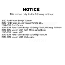 Load image into Gallery viewer, Rear Disc Brake Caliper Rotor Ceramic Pad Kit For Ford Escape Fusion Lincoln MKC MKX MKZ KC8-100151T