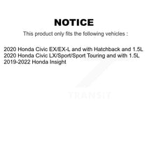 Load image into Gallery viewer, Rear Disc Brake Caliper Rotors And Ceramic Pads Kit For Honda Civic Insight KC8-100164T