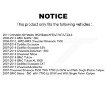 Load image into Gallery viewer, Rear Brake Caliper Rotor &amp; Ceramic Pad Kit For Chevrolet GMC Sierra 1500 Silverado Tahoe KC8-100187T