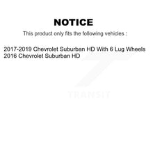 Charger l'image dans la galerie, Rear Disc Brake Caliper Rotors And Ceramic Pads Kit For Chevrolet Suburban HD KC8-100189T