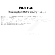 Load image into Gallery viewer, Rear Disc Brake Caliper Rotors And Ceramic Pads Kit For Subaru Impreza Forester WRX KC8-100195T