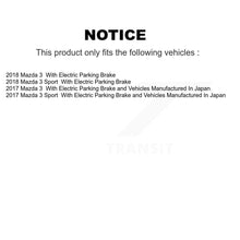 Load image into Gallery viewer, Rear Disc Brake Caliper Rotors And Ceramic Pads Kit For Mazda 3 Sport KC8-100247T