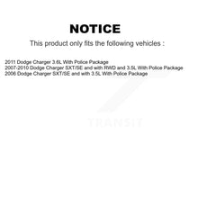 Load image into Gallery viewer, Rear Disc Brake Caliper Rotors And Ceramic Pad Kit For Dodge Charger With Police Package KC8-100272T