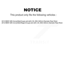 Load image into Gallery viewer, Rear Brake Caliper Rotor And Ceramic Pad Kit For BMW 328i With 345mm Diameter KC8-100305T