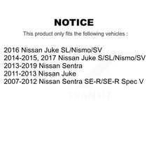 Load image into Gallery viewer, Rear Disc Brake Caliper Rotors And Ceramic Pads Kit For Nissan Sentra Juke KC8-100316T