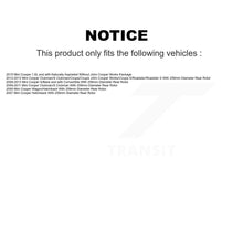 Load image into Gallery viewer, Rear Disc Brake Caliper Rotors And Ceramic Pads Kit For Mini Cooper KC8-100327T