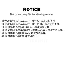 Load image into Gallery viewer, Front Disc Brake Caliper Rotors And Ceramic Pads Kit For Honda Accord KC8-100369T