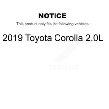 Charger l&#39;image dans la galerie, Front Disc Brake Caliper Rotors And Ceramic Pad Kit For 2019 Toyota Corolla 2.0L