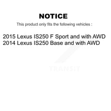 Load image into Gallery viewer, Front Disc Brake Caliper Rotors And Ceramic Pads Kit For Lexus IS250 KC8-100390T