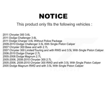 Load image into Gallery viewer, Front Disc Brake Caliper Rotor Ceramic Pad Kit For Dodge Chrysler 300 Charger Challenger KC8-100401T