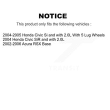 Load image into Gallery viewer, Front Disc Brake Caliper Rotors And Ceramic Pads Kit For Honda Civic Acura RSX KC8-100425T