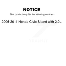 Load image into Gallery viewer, Front Disc Brake Caliper Rotors &amp; Ceramic Pad Kit For 2006-2011 Honda Civic Si with 2.0L KC8-100427T